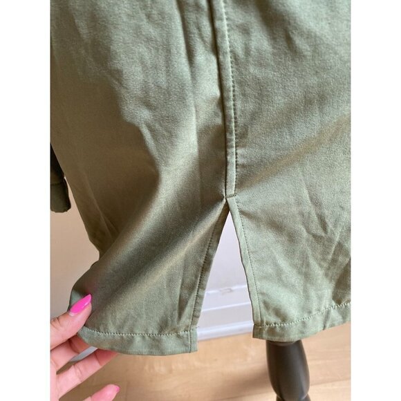 Z By Zella BNWOT Activewear Green Long Hooded Jacket Women Full Zip - Picture 5 of 7